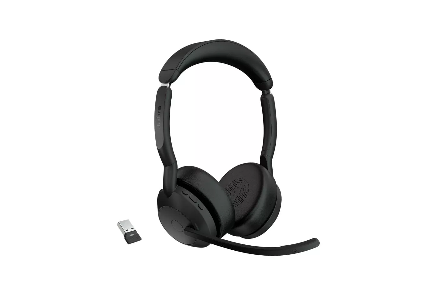 Jabra Evolve2 55 UC Auriculares Bluetooth para Oficina/Centro de llamadas Negros