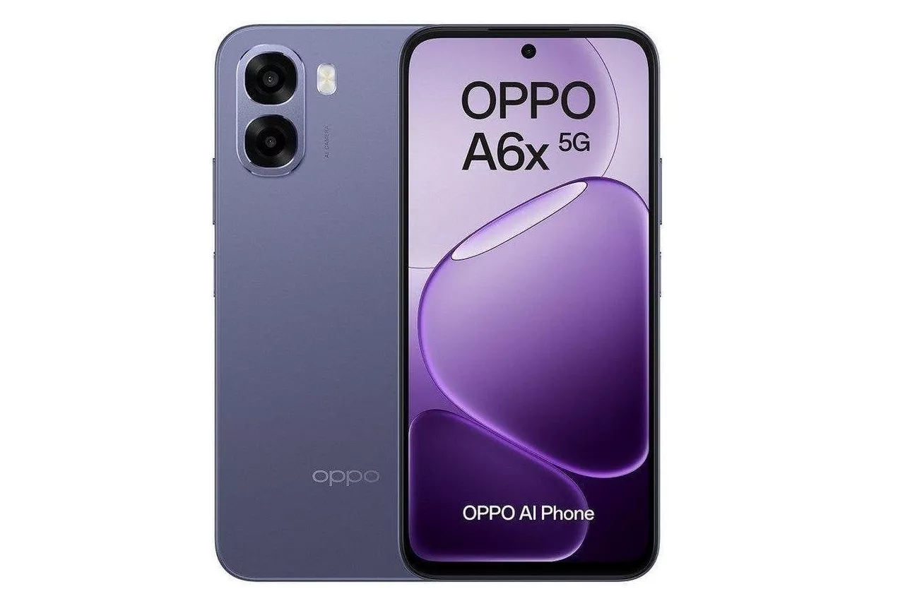 Oppo A6X 6GB 256GB Morado Negro - Smartphone 6.75"