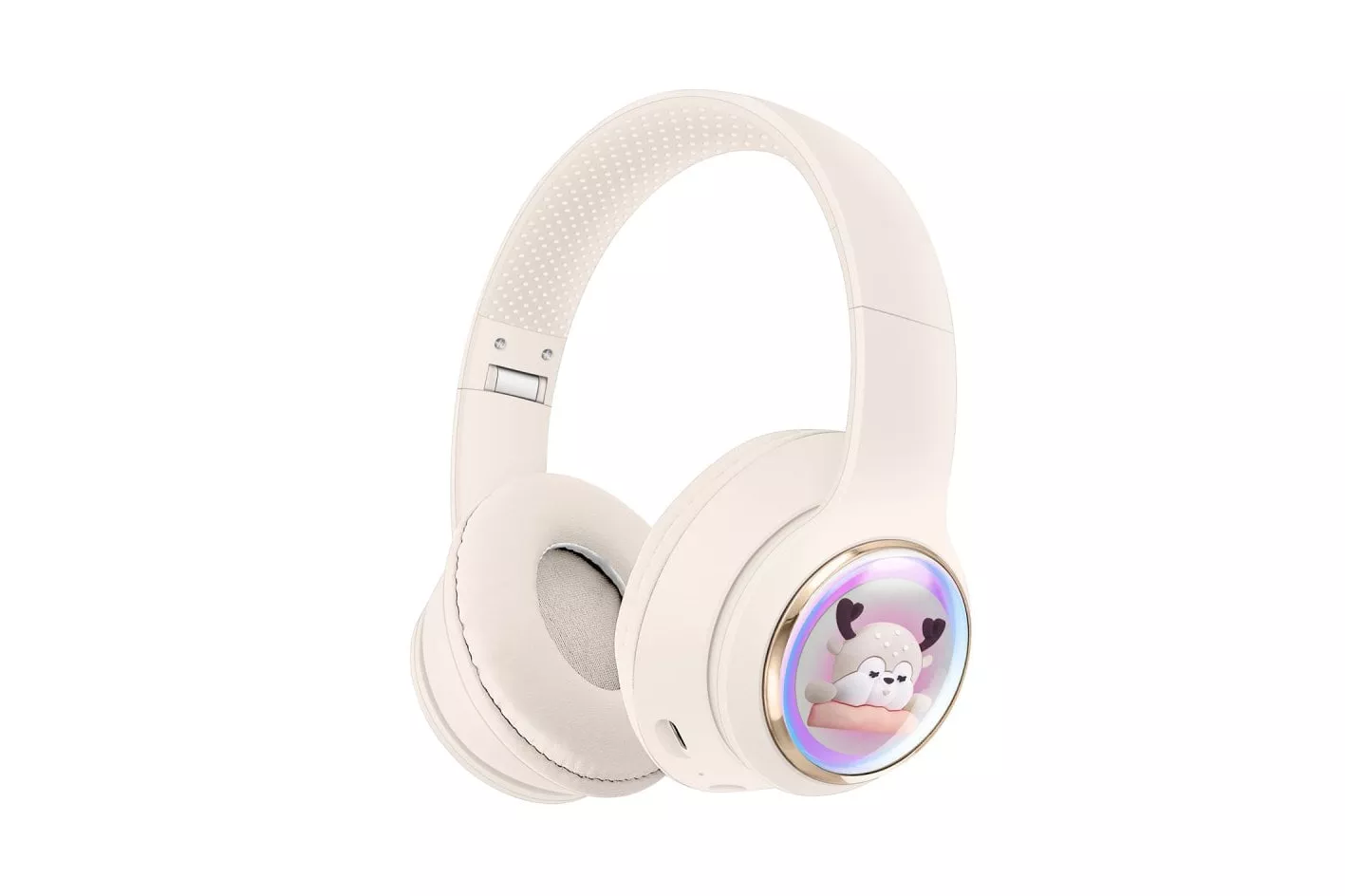 Kinsi AKZ-56 Auriculares Inal&aacute;mbricos Ciervo de Dibujos Animados Marrones