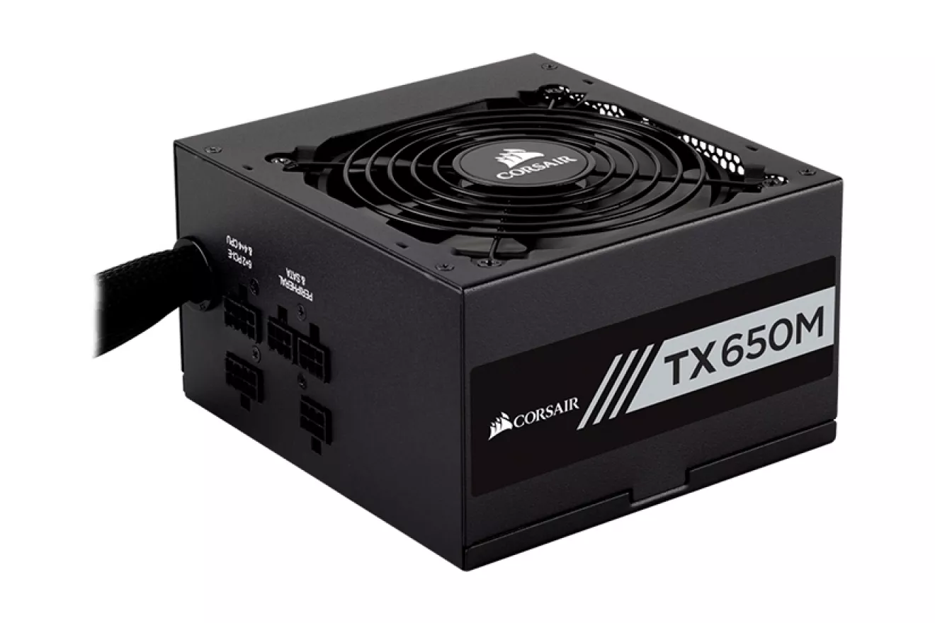 Fuente de alimentación Corsair 650W TX650M 80 Plus Gold modular