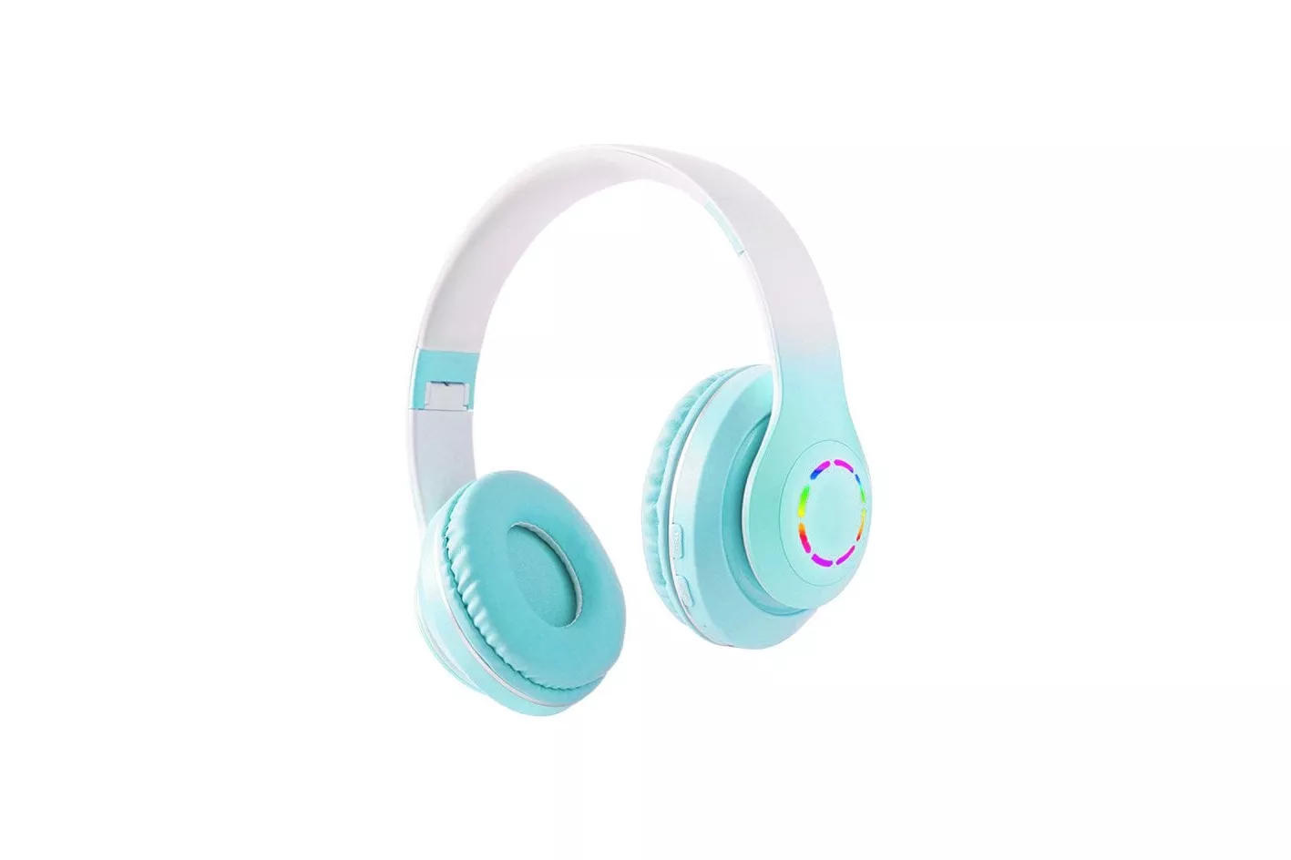 Kinsi B39M Auriculares Inal&aacute;mbricos Bluetooth RGB Cian