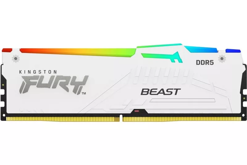 Kingston FURY Beast RGB White DDR5 5600MHz 16GB CL40