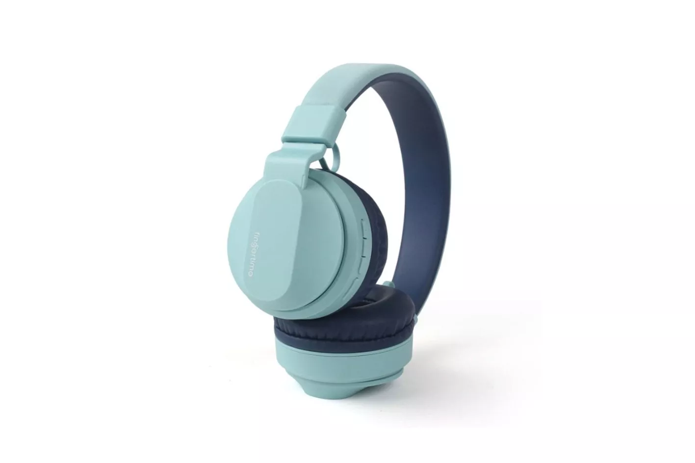Kinsi Bobo-1 Auriculares Infantiles con Cable/Inal&aacute;mbrico con Ranura para Insertar Tarjeta TF Azules