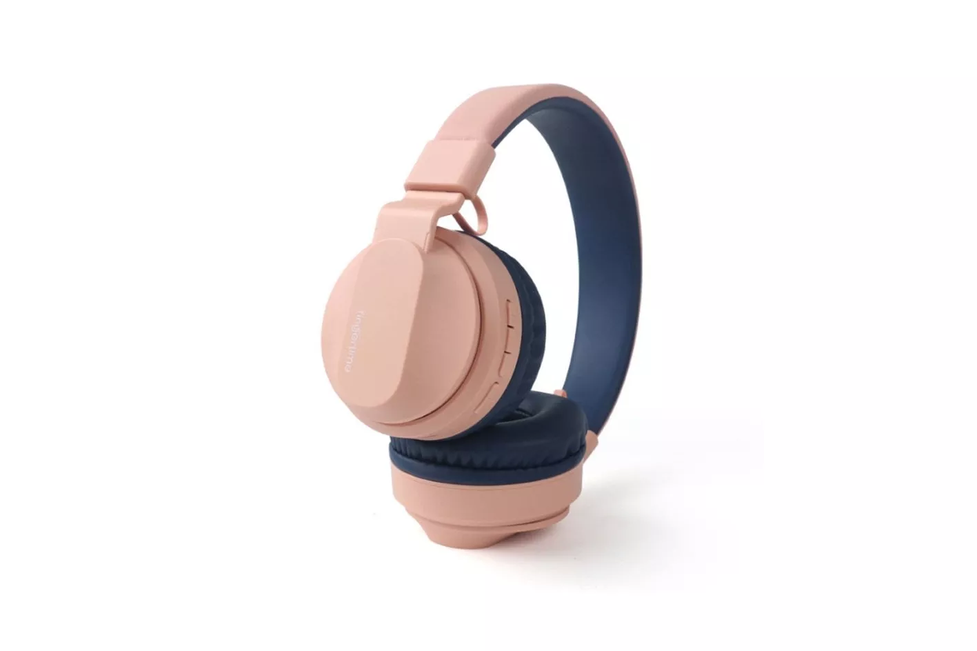 Kinsi Bobo-1 Auriculares Infantiles con Cable/Inal&aacute;mbrico con Ranura para Insertar Tarjeta TF Rosas