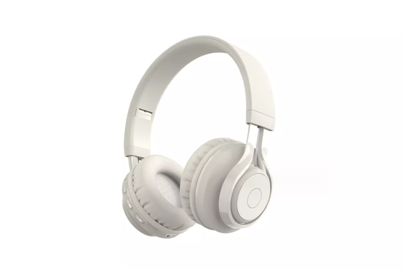 Kinsi BT06C Auriculares Inal&aacute;mbricos Bluetooth Infantiles Student Music Sync Glow Blancos