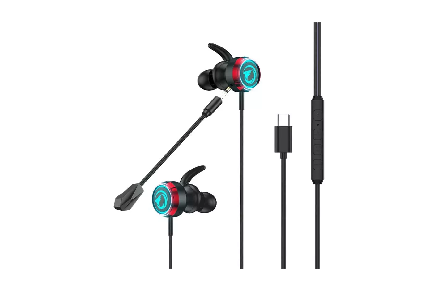 Kinsi GM4 Auriculares Gaming con Micr&oacute;fono Desmontable Negros