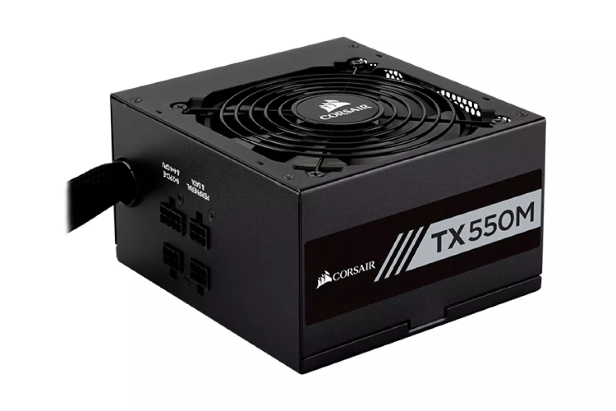 Fuente de alimentación modular Corsair 550W TX550M 80 Plus Gold