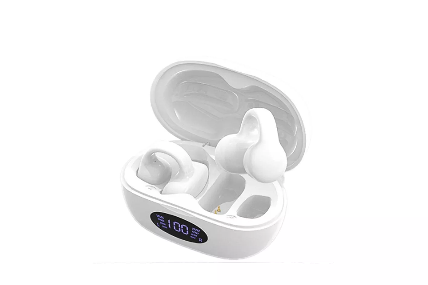 Kinsi I113 Auriculares Inal&aacute;mbricos Bluetooth Clip Ear Blancos