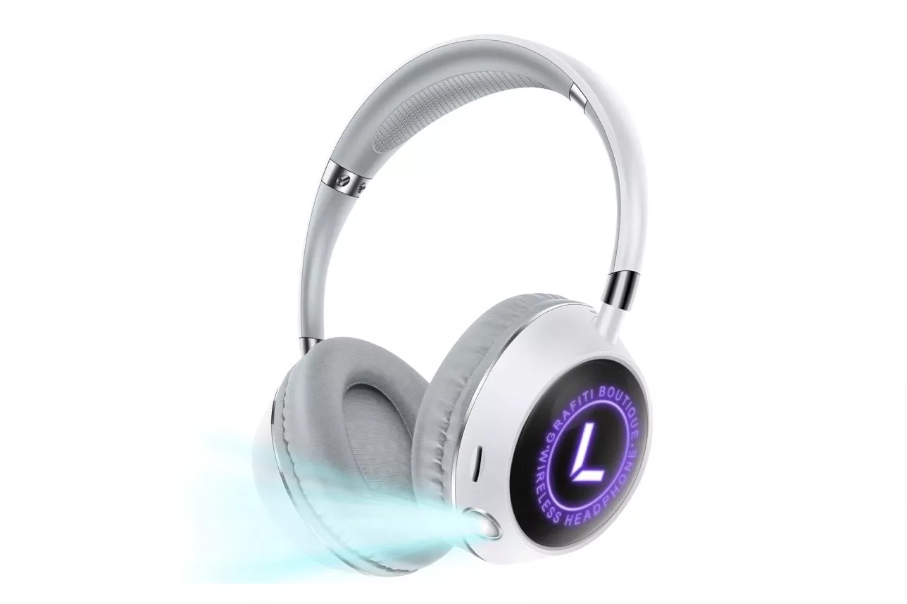 Kinsi K69 Auriculares Inal&aacute;mbricos Bluetooth con Linterna Blancos