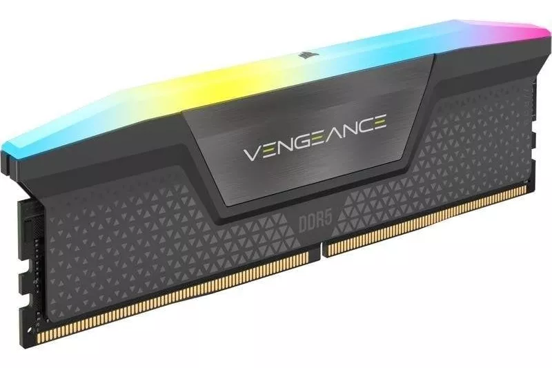 Memoria RAM Corsair Vengeance RGB 16GB 1x16GB DDR5 6000MHz CL38 AMD EXPO Gris