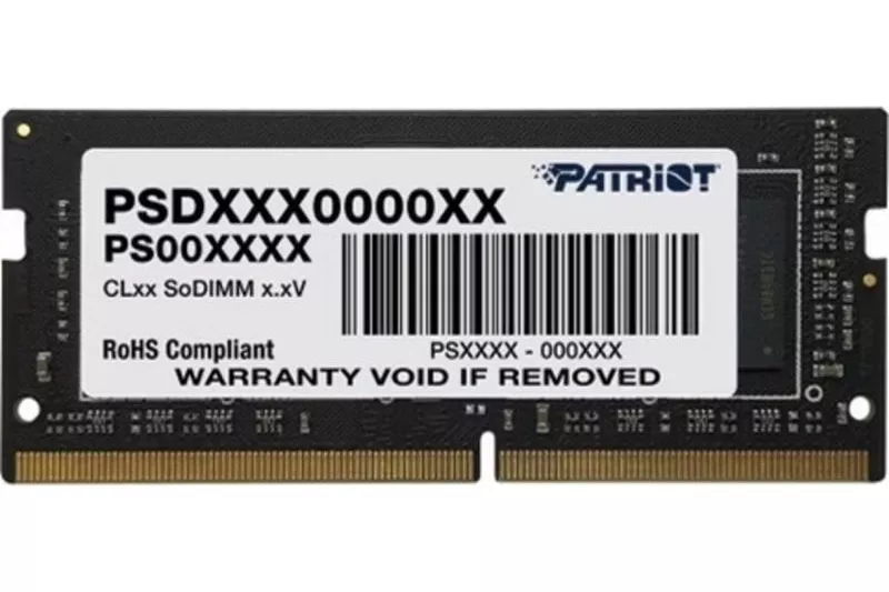 Memoria RAM Patriot Signature Series 8GB 1x8GB DDR4 3200MHz CL22 SODIMM Notebook