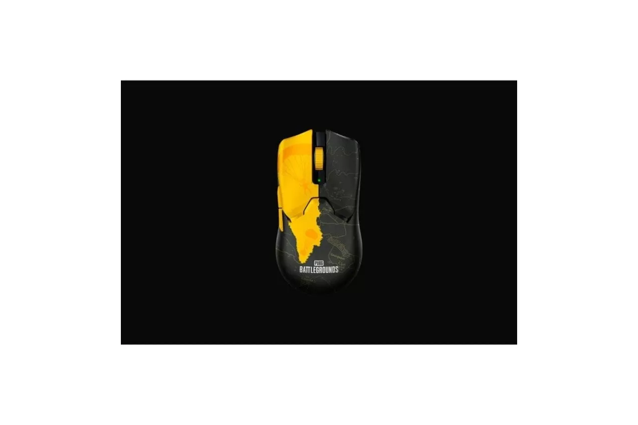 Rat&oacute;n Razer Viper V2 Pro PUBG Edition inal&aacute;mbrico 30000 DPI 58g USB-C Negro Amarillo