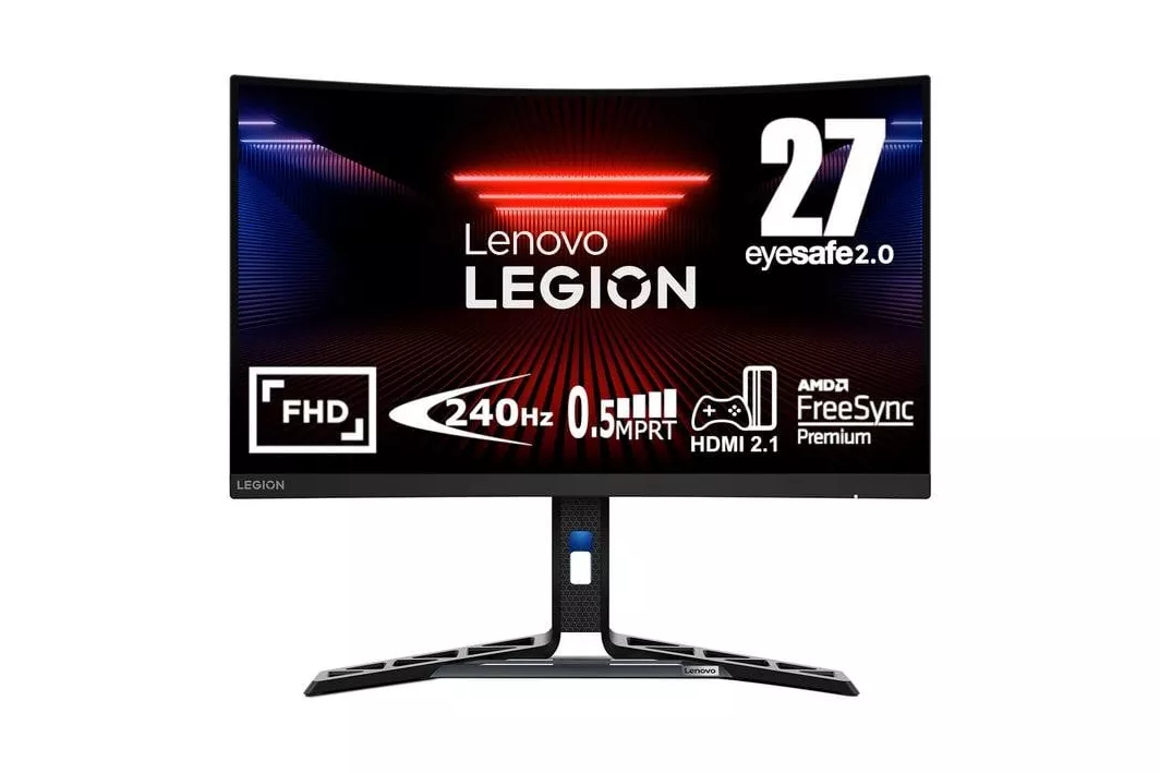 Monitor Lenovo Legion R27fc-30 27" FullHD 280Hz VA Curvo FreeSync HDR10 Ajustable en altura