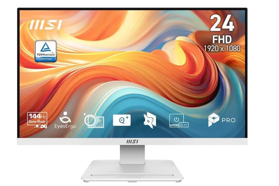 Monitor MSI Pro MP241W 23,8" FullHD 144Hz VA FreeSync Blanco