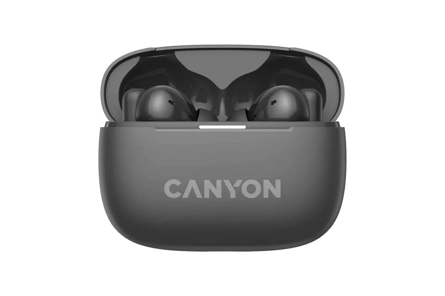 Auriculares Canyon OnGo 10 inal&aacute;mbricos Bluetooth 5.3 con cancelaci&oacute;n de ruido negro