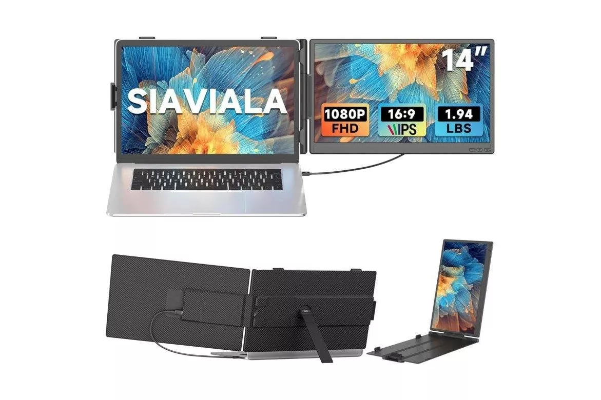 Monitor Siaviala KX2 15,3" FullHD 60Hz IPS port&aacute;til multitarea filtro azul