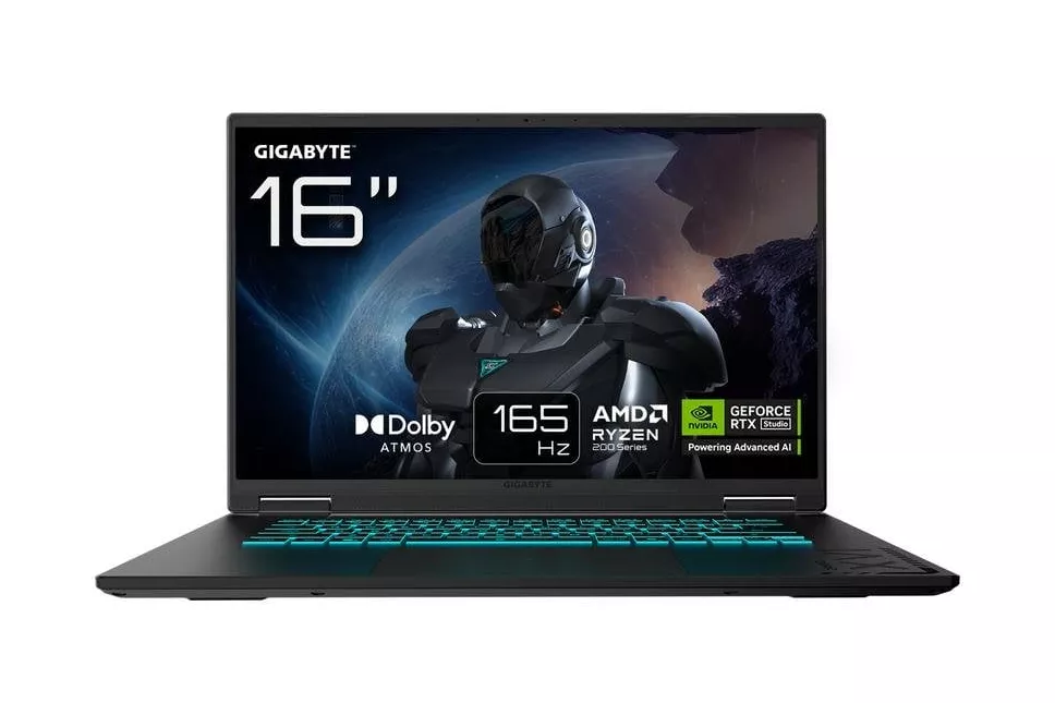 Port&aacute;til GIGABYTE Gaming A16 16" AMD Ryzen 7 260 16GB 1TB SSD RTX 5050 FreeDOS