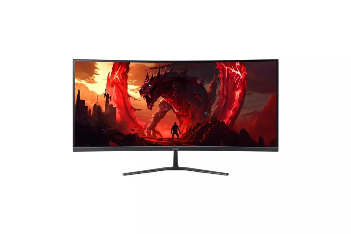Monitor Acer Nitro ED0 ED340CUR W0bmiipx 34" UltraWide Quad HD 240Hz VA Curvo FreeSync HDR10 5ms