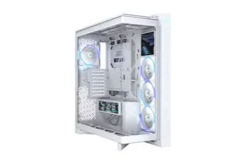 Caja/Torre Asus ROG Cronox GR801 Curve TG ARGB Con Pantalla LCD Blanca