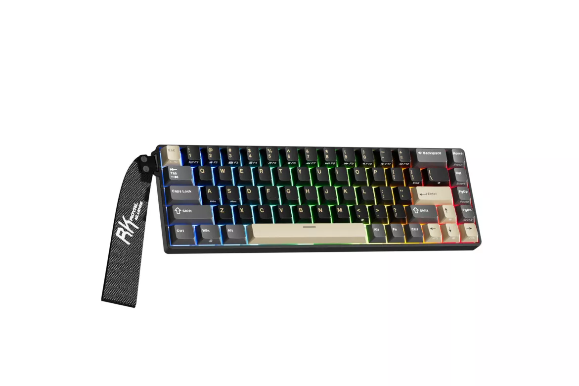 Teclado Royal Kludge RK68 HE Magnetico ISO-ES RGB Hot-Swappable Switch Mint Wired Phantom