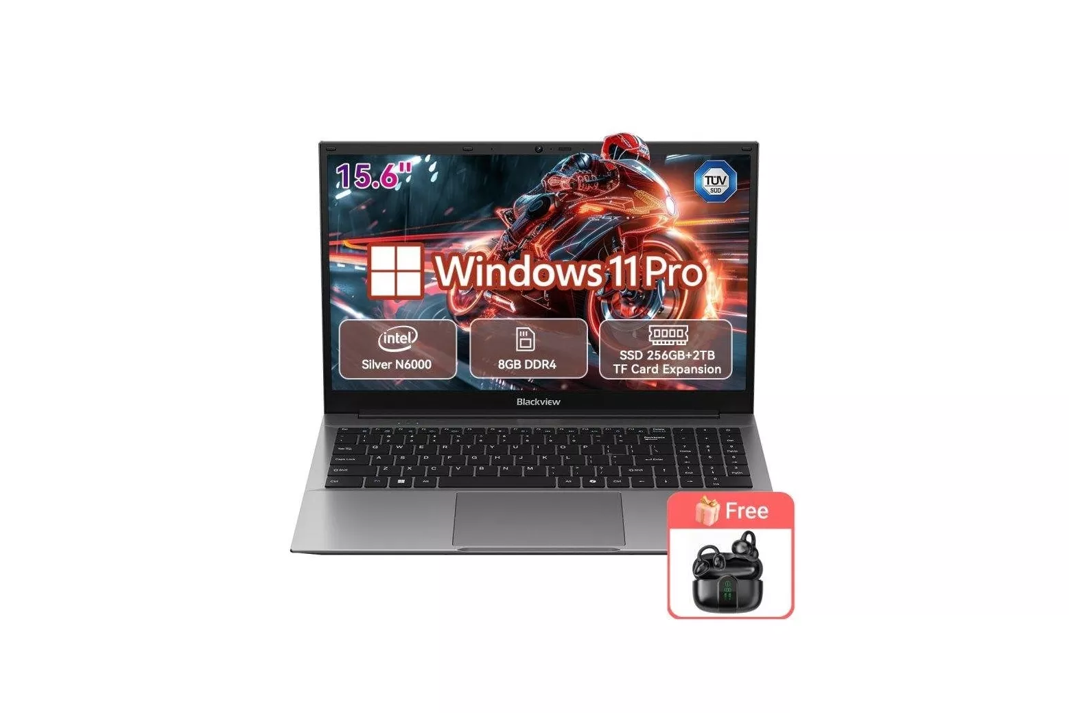 Port&aacute;til Blackview AceBook 5 15,6" Intel Pentium Silver N6000 8GB 256GB SSD Gr&aacute;ficos Intel Windows 11 Pro
