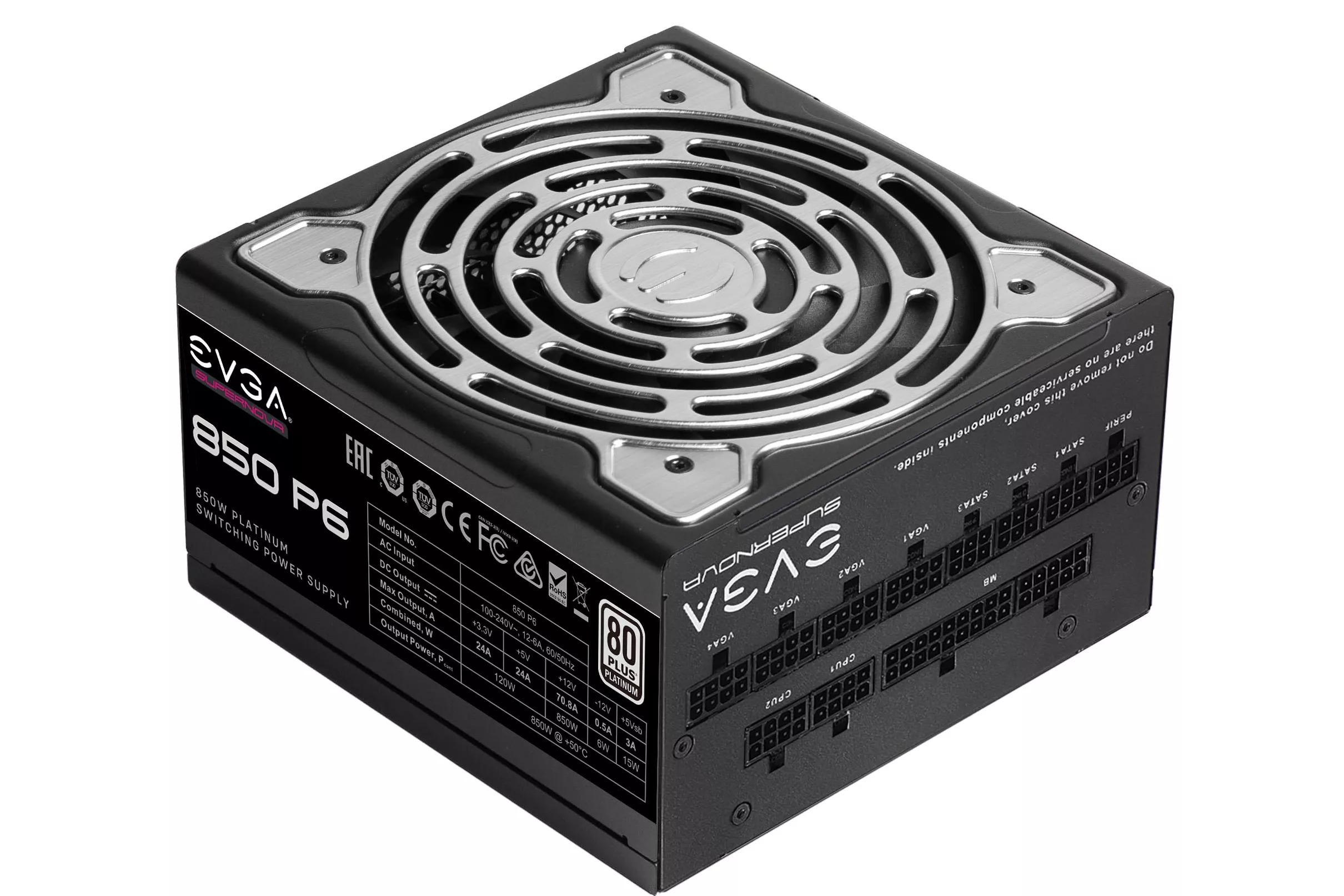 Fuente de Alimentación EVGA SUPERNOVA 850 P6 850W