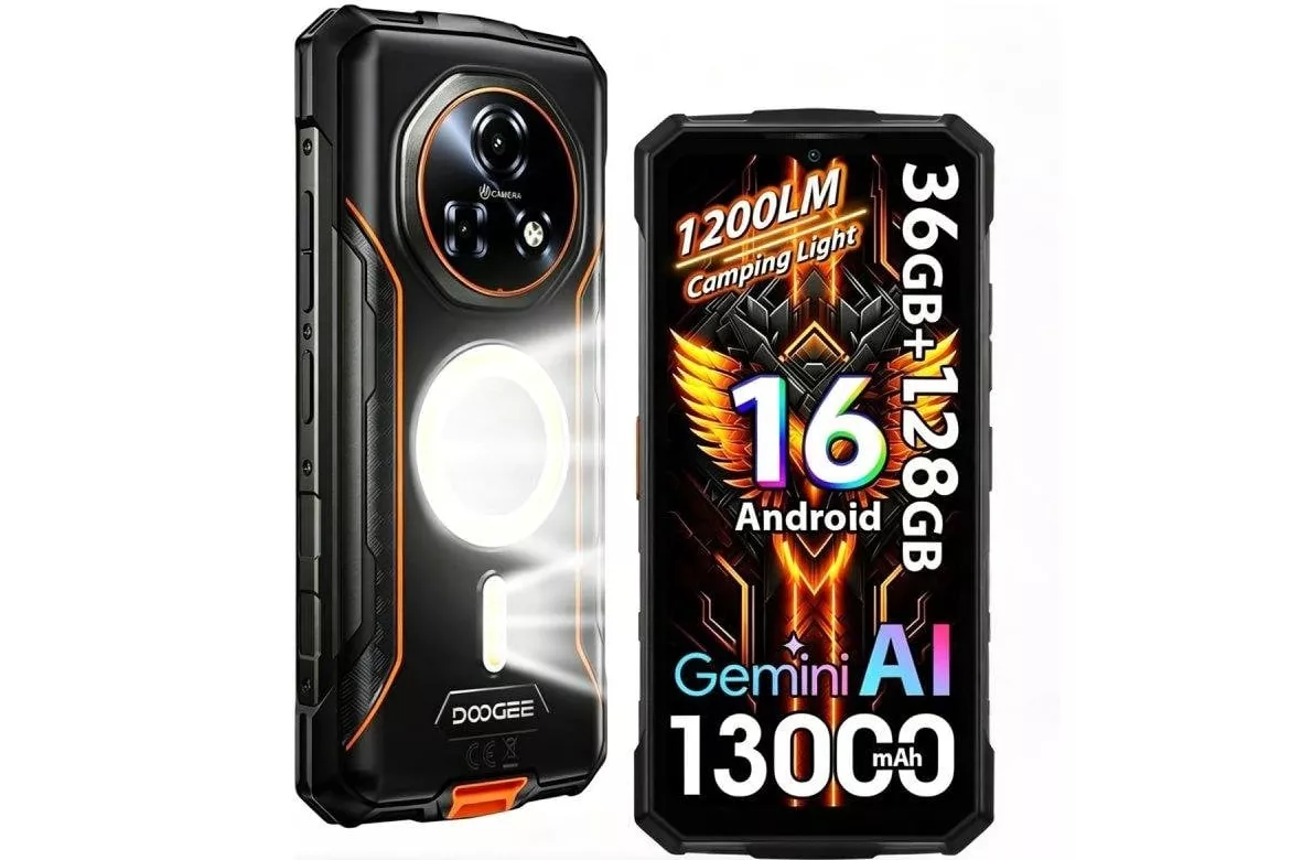 Doogee Fire 5 Ultra 4G 6GB 128GB 6.6" Naranja