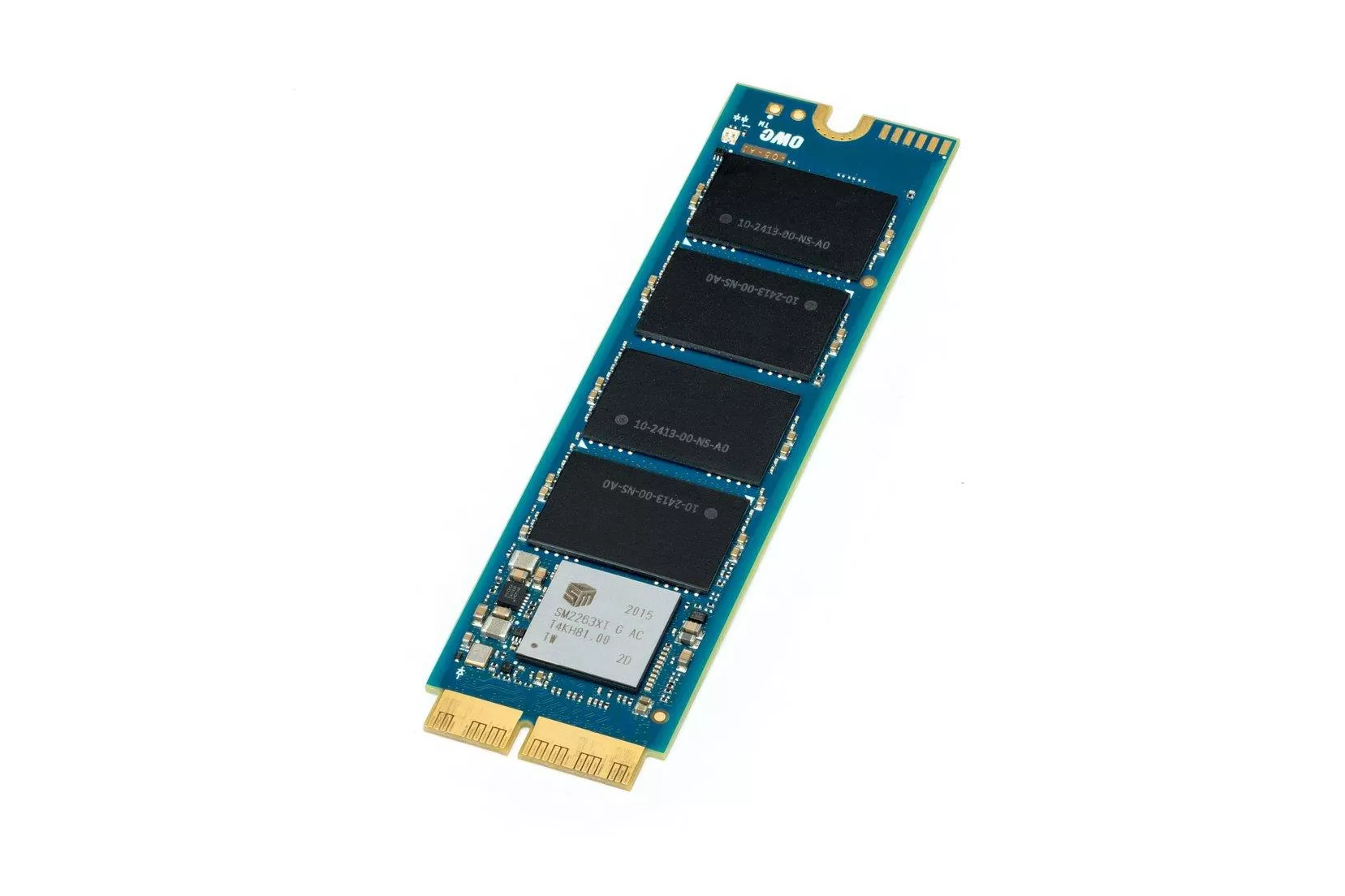 OWC Unidad de estado sólido interna Aura N2 NVMe, OWCS4DAB4MB10, azul (SSD solamente, 1.0 TB)