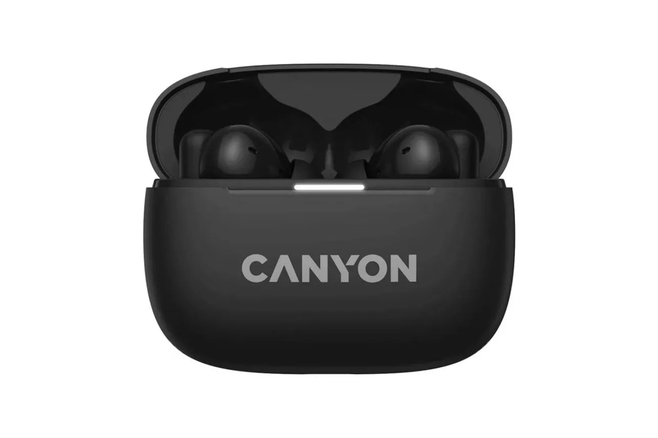 Auriculares CANYON CNS-TWS10B inal&aacute;mbricos Bluetooth 5.3 con cancelaci&oacute;n activa de ruido negro
