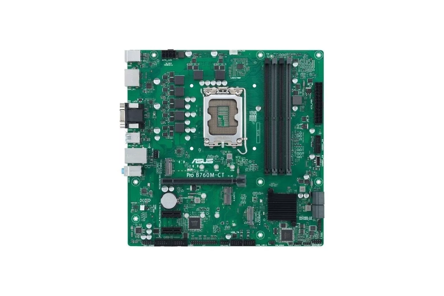 Placa Base Asus PRO B760M-CT-CSM Intel B760 LGA1700 DDR5 micro ATX sin WiFi