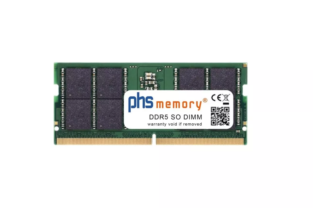 Memoria RAM PHS-memory SP627120 32GB 1x32GB DDR5 5600MHz SO-DIMM 260 pines