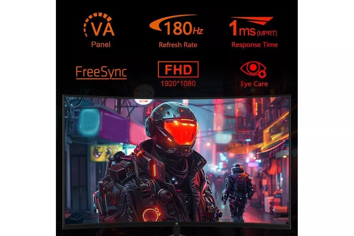 Monitor Z-Edge UG24 24" FullHD 180Hz VA Curvo FreeSync HDR10 1ms