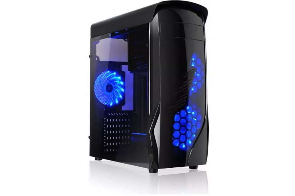 L-Link Kron Led Azul USB 3.0 con Ventana