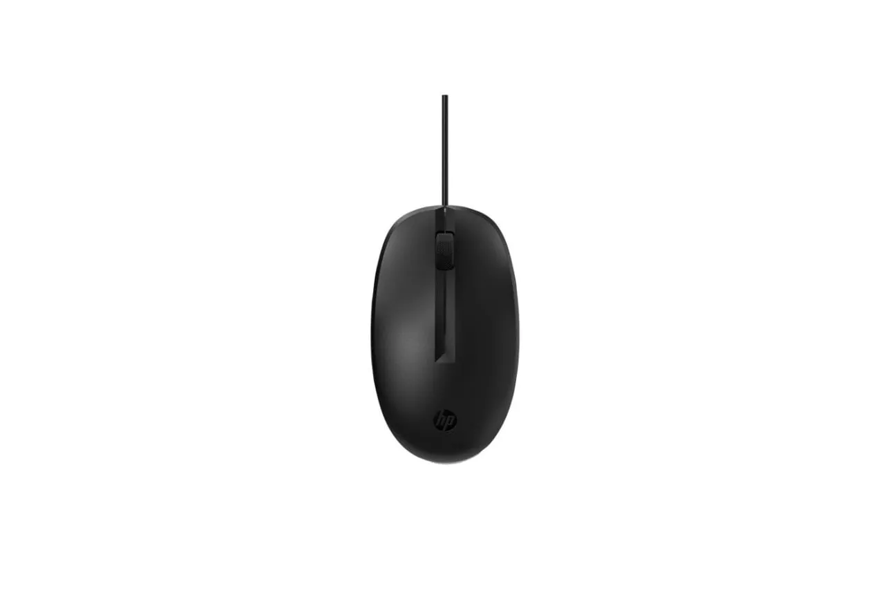 Rat&oacute;n HP 128 LSR Cable USB L&aacute;ser Ambidiestro Negro 3 Botones