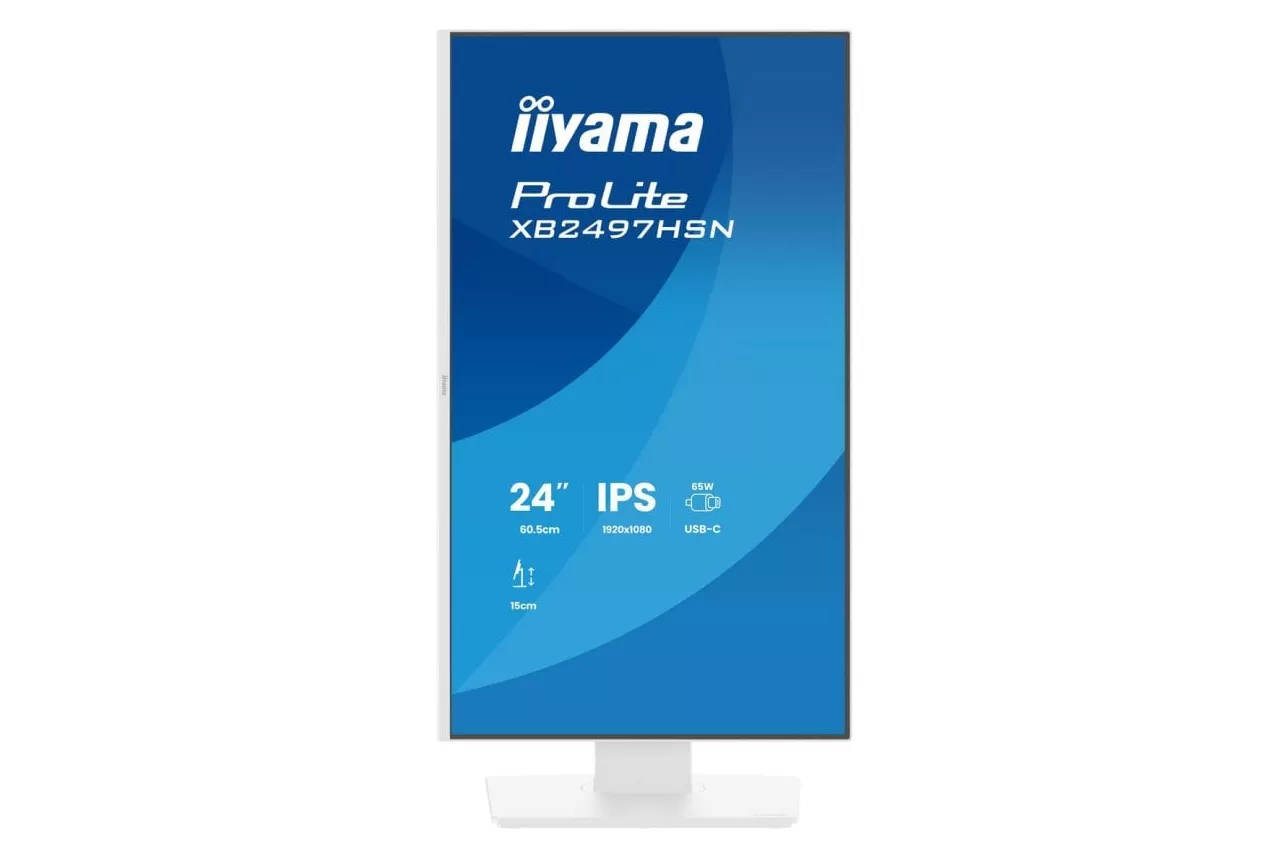 Monitor iiyama ProLite XB2497HSN-W1 23,8" FullHD 100Hz IPS USB-C Altura Ajustable
