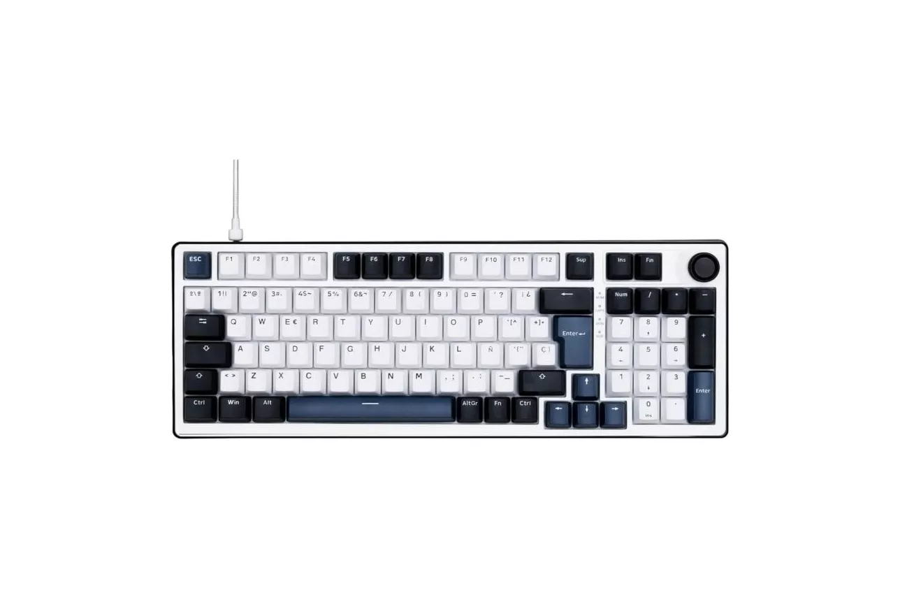 Teclado The G-Lab Keyz Elite 400 HE Magn&eacute;tico 96% RGB QWERTY ES