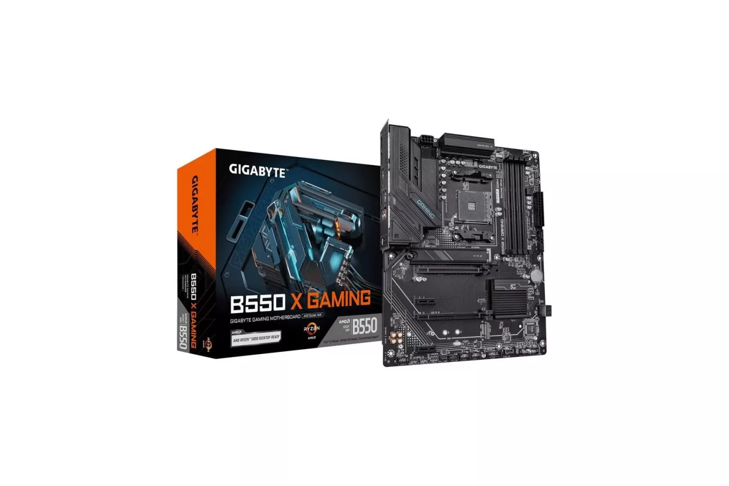 Placa Base Gigabyte B550 X GAMING AMD B550 AM4 DDR4 ATX 2.5GbE M.2 RAID