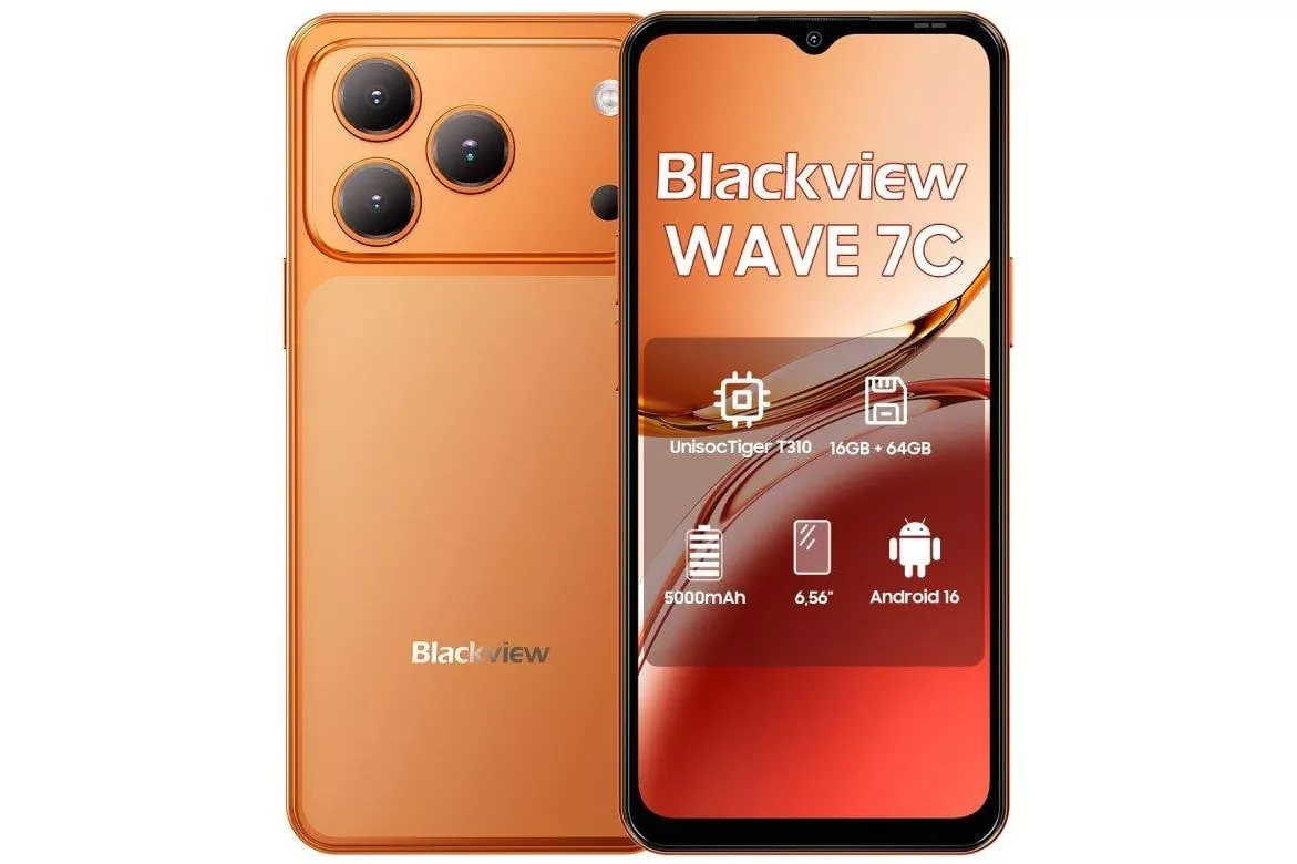 Blackview Wave 7C 4G 4GB 6.56" 64GB Naranja