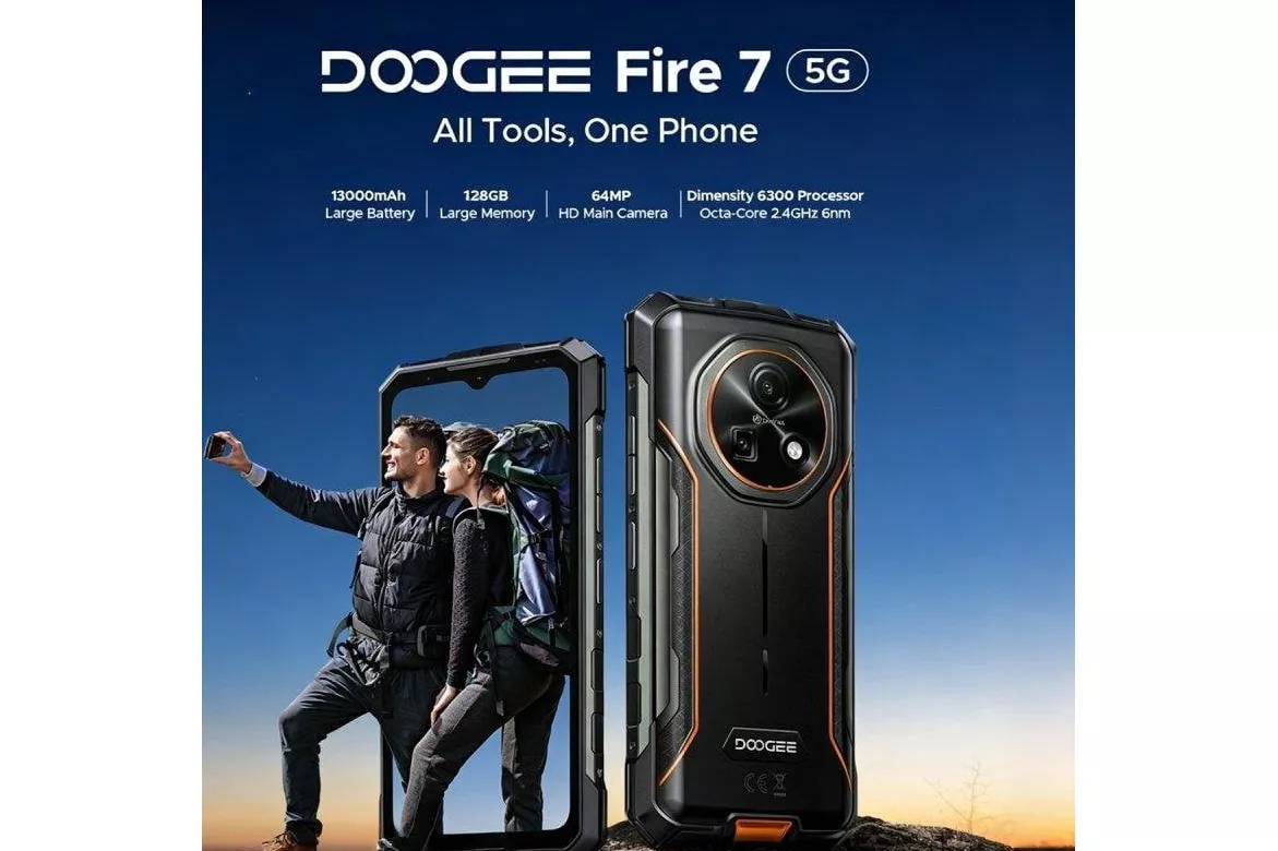 Doogee Fire 7 5G 6GB 128GB 6.6" Naranja
