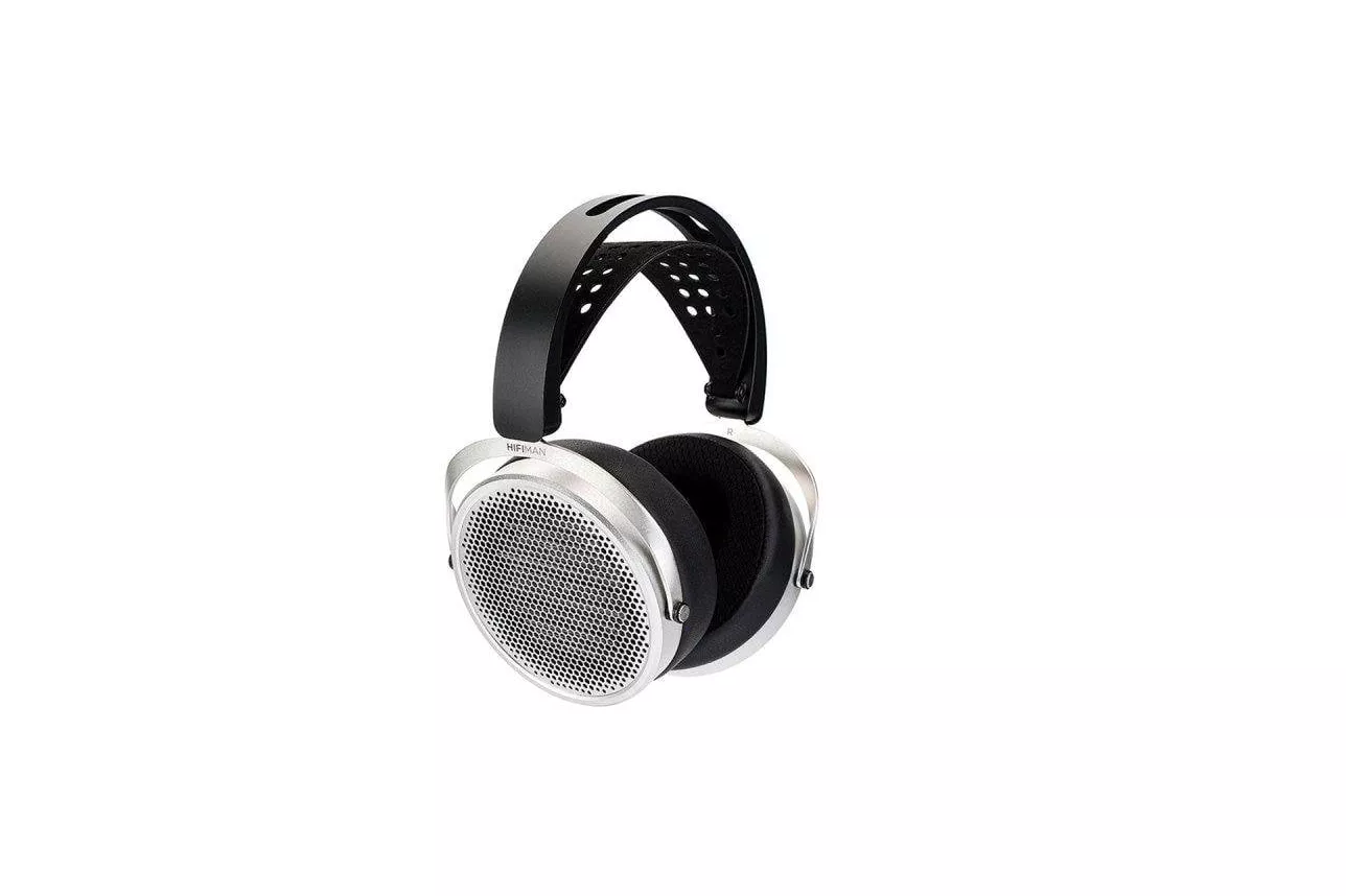 Auriculares HIFIMAN HE600 con cable planar magn&eacute;tico dise&ntilde;o abierto negro gris