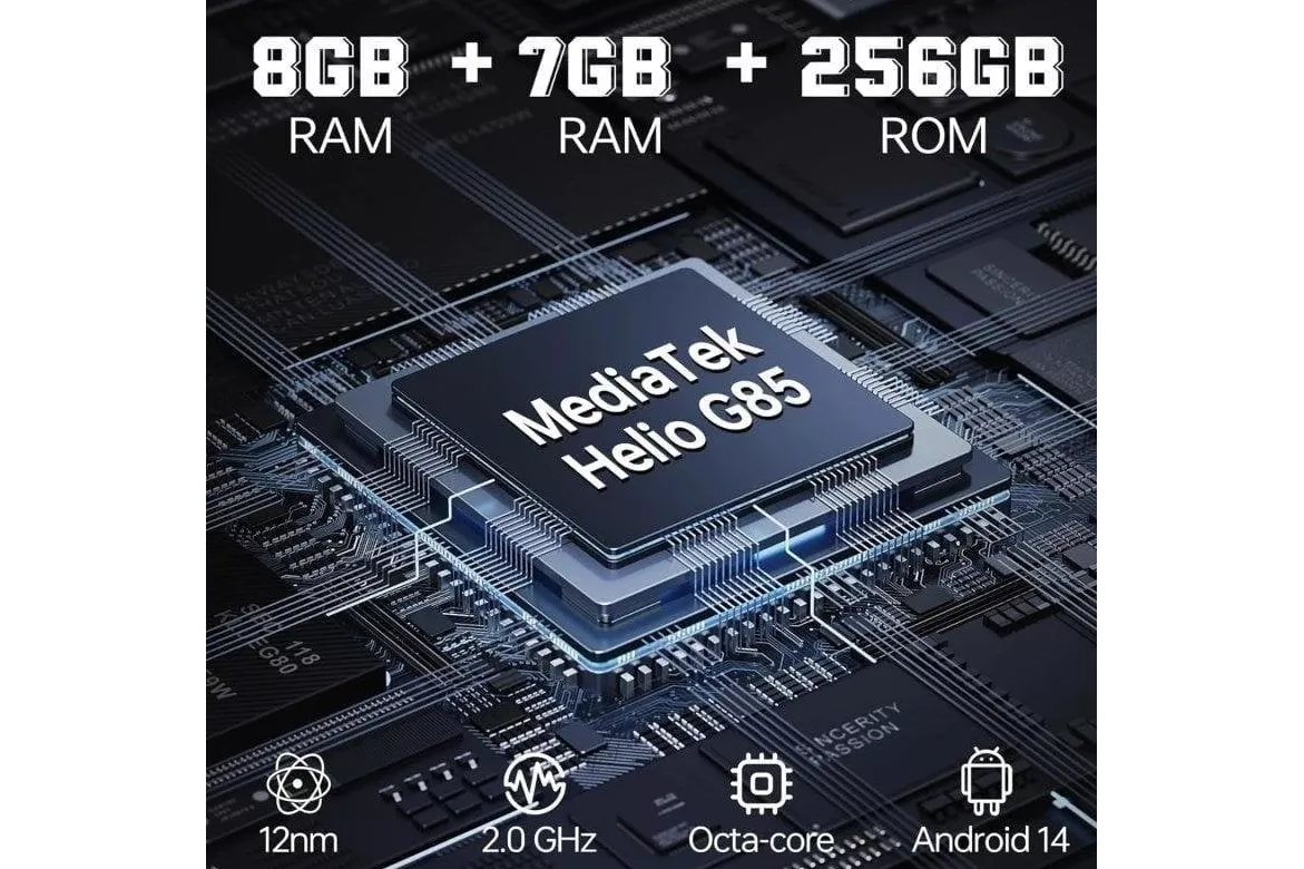 Fossibot F106 Pro 4G 8GB 256GB 6.58" Negro