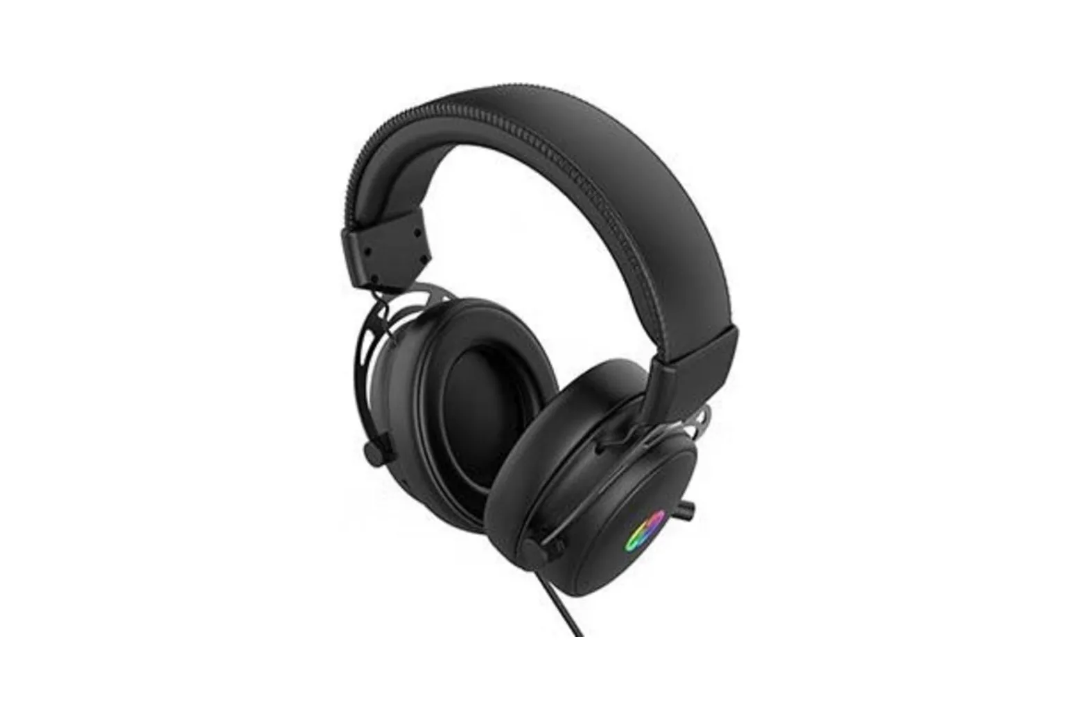 Auriculares HP DHE-8005N con cable USB y jack 3,5 mm para gaming negros