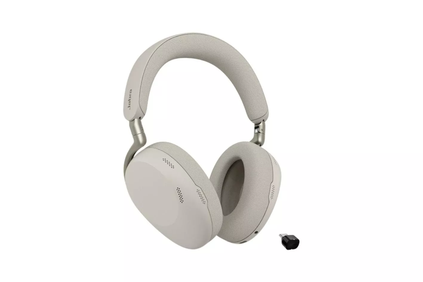 Auriculares inal&aacute;mbricos Jabra Evolve3 85 Bluetooth para m&uacute;sica y llamadas con control en auricular, color gris, dise&ntilde;o plegable