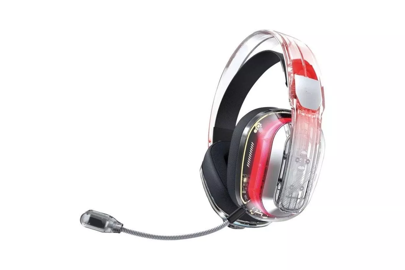 Auriculares Indeca Crystal Wireless multiplataforma 2.4 GHz y Bluetooth Gaming con Micr&oacute;fono Extra&iacute;ble, negros