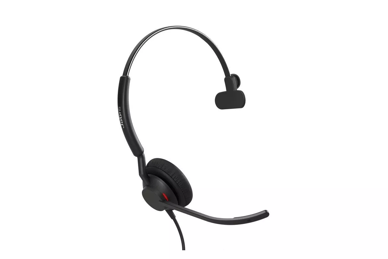 Auriculares Jabra Engage 40 con cable USB, micr&oacute;fonos duales y protecci&oacute;n auditiva para oficina