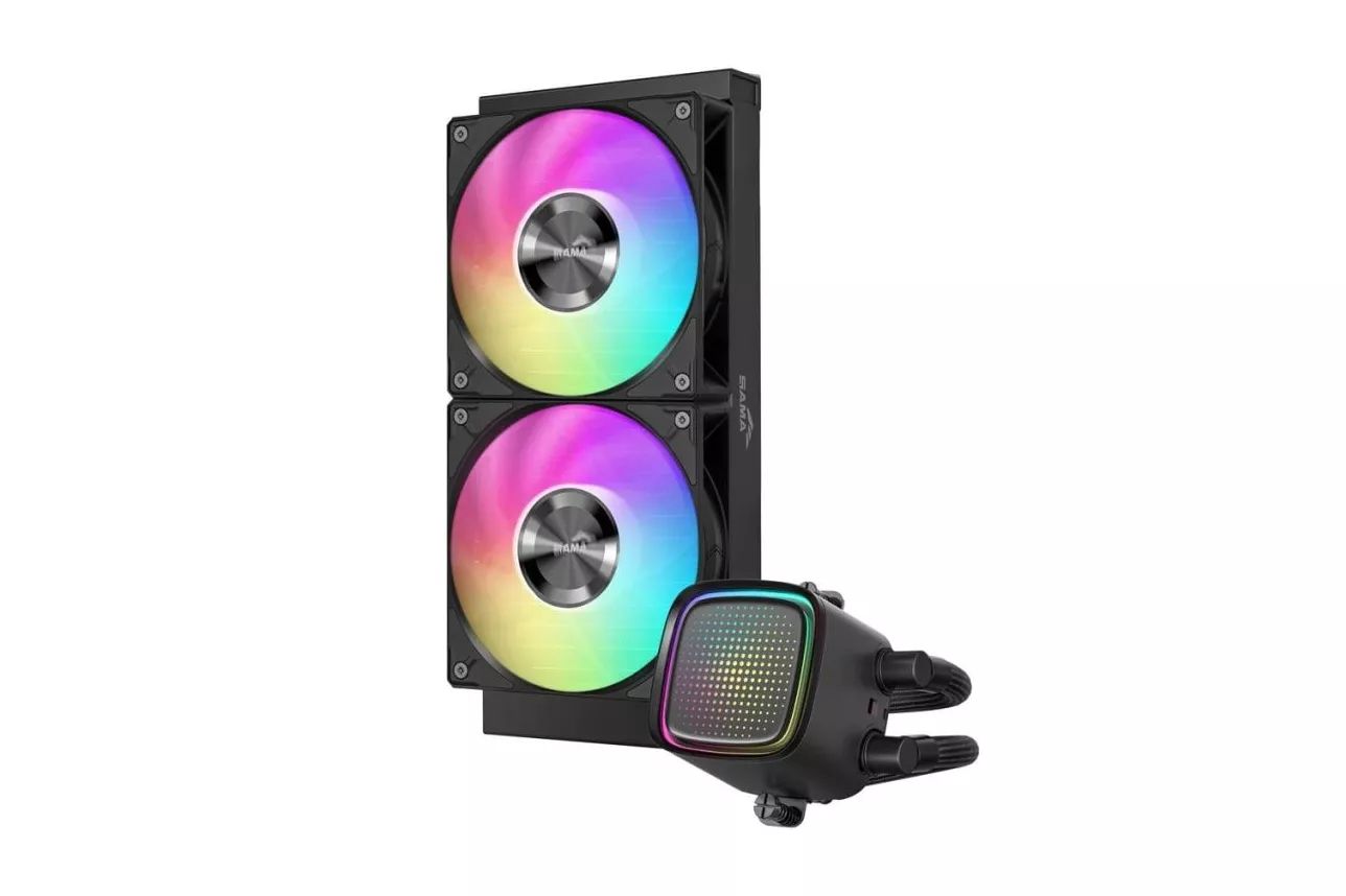 Refrigeraci&oacute;n L&iacute;quida SAMA L50 240mm 2 Ventiladores ARGB Negro