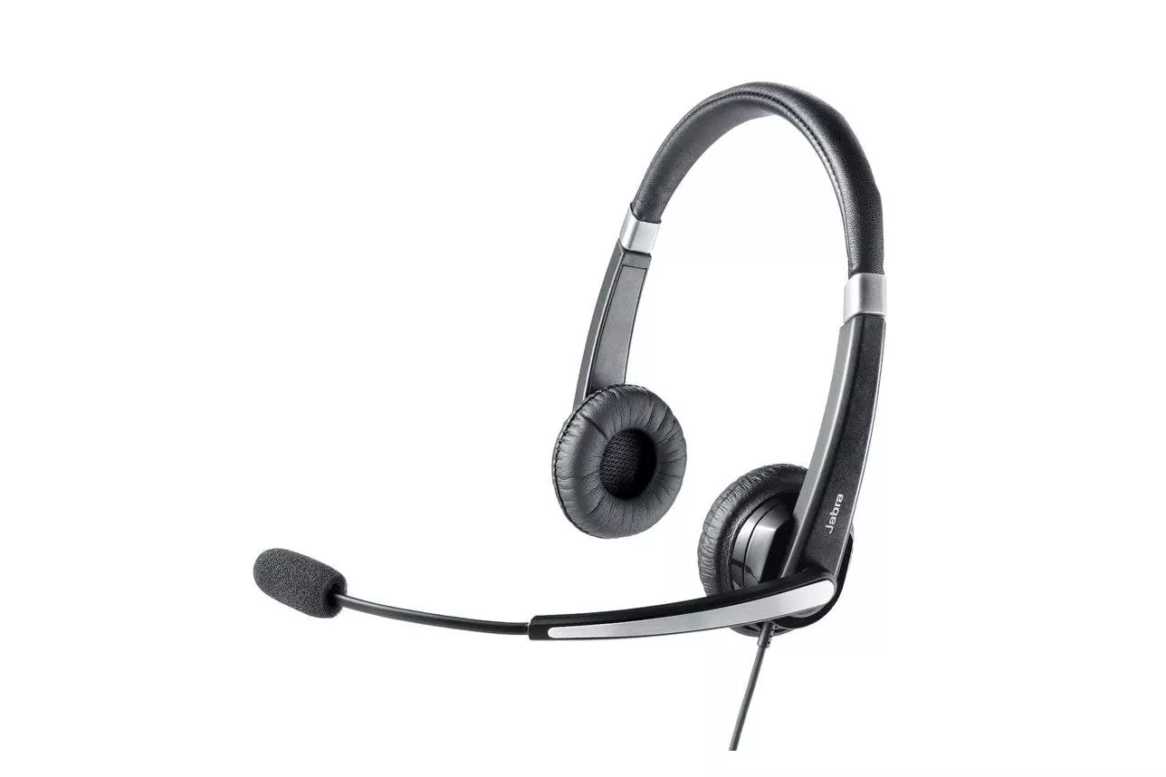 Auriculares Jabra UC Voice 550 Duo con cable USB y Bluetooth Cancelaci&oacute;n de Ruido Oficina Negro