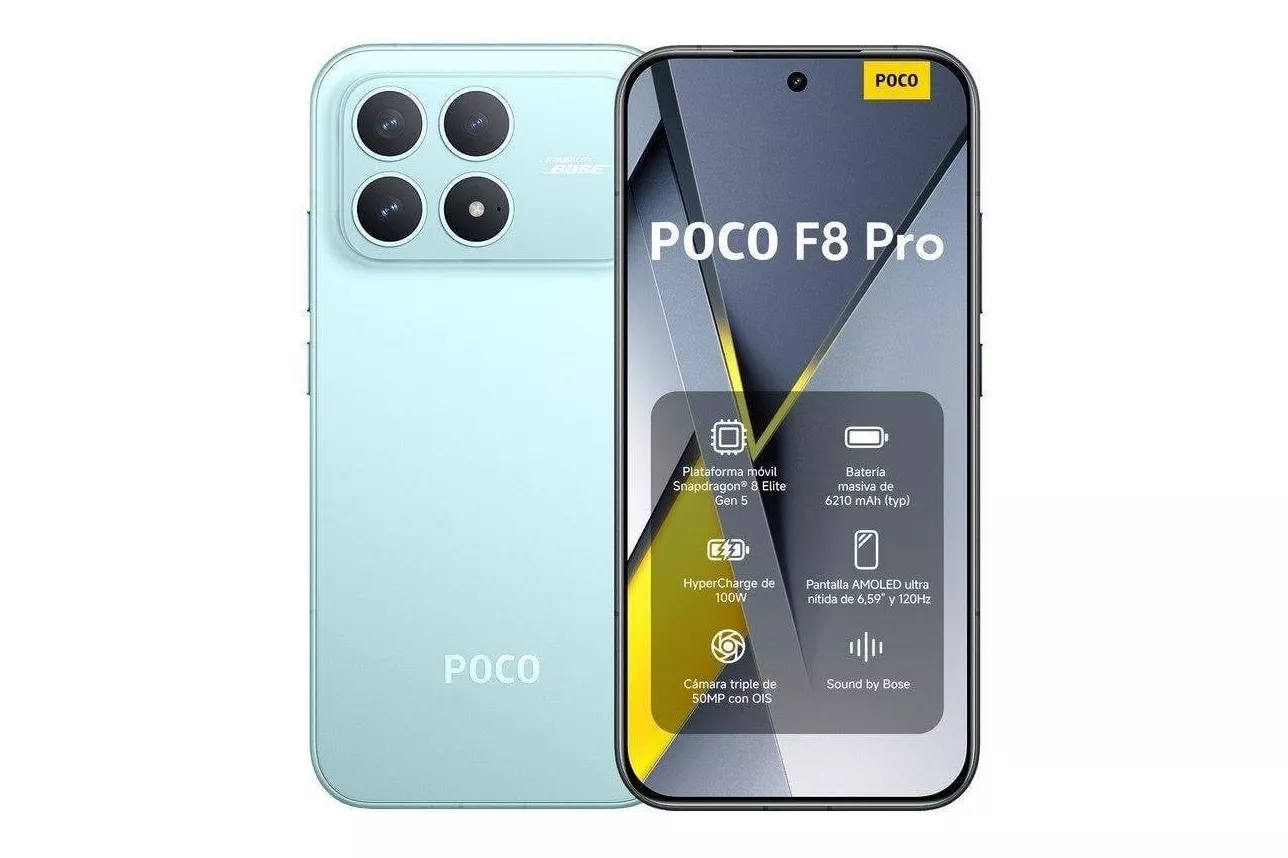 Xiaomi POCO F8 Pro 12GB 512GB Azul (5G) - Smartphone 6.59"