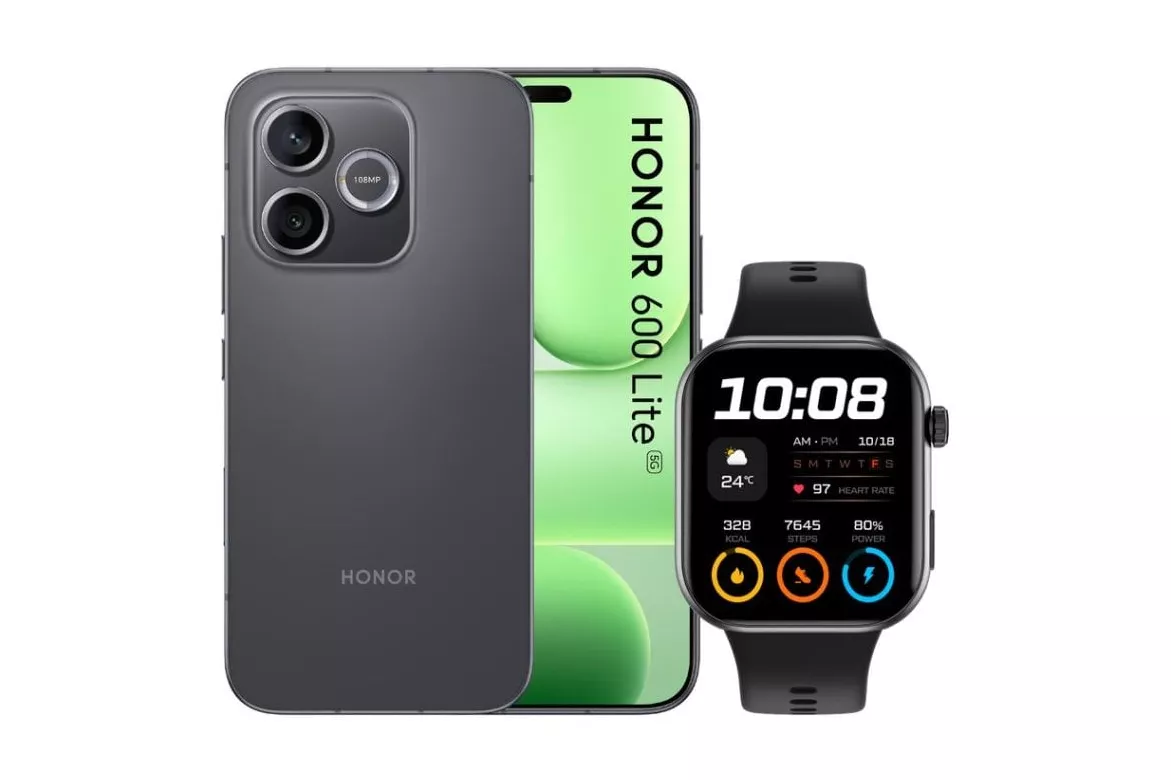 HONOR 600 Lite 5G 16GB 256GB 6.6" Velvet Black + Smartwatch Watch 2i