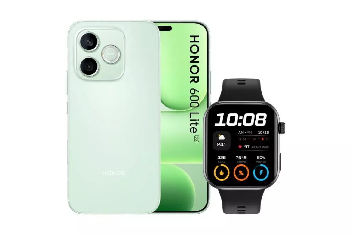 HONOR 600 Lite 5G 16GB 256GB 6.6" Verde Incluye Watch 2i Negro